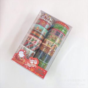 christmas cartoon washi foil tape set 16 rolls c2