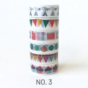 christmas cartoons washi tape sku 3