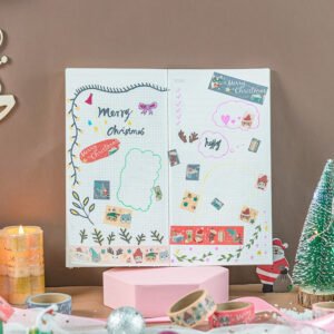 christmas cat and animal washi tape set 4 rolls b2