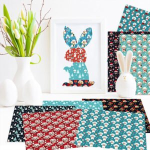 christmas dog decorative scrapbook paper b