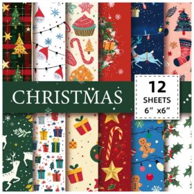 Christmas Elk Decoration Material Paper