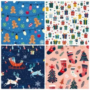 christmas elk decoration material paper3