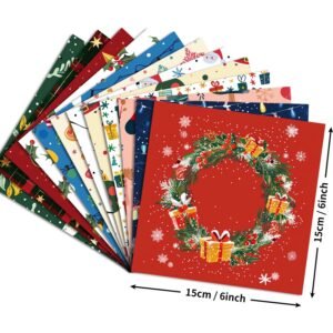 christmas elk decoration material paper6