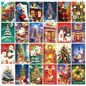 christmas eve decoration card 50 pcs 6