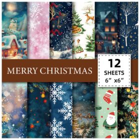 Christmas Fantasy Snowflake Decoration Material Paper