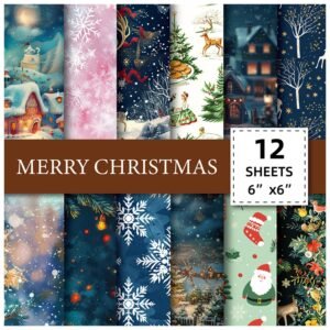 Christmas Fantasy Snowflake Decoration Material Paper