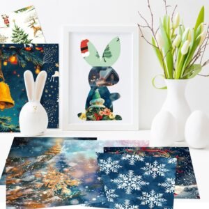 christmas fantasy snowflake decoration material paper9