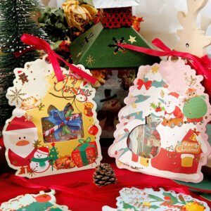 christmas gold foil pet sticker pack birds letters santa claus plants food b4