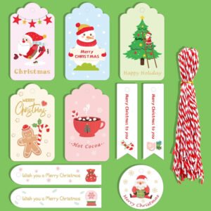 christmas kraft hang tags b3