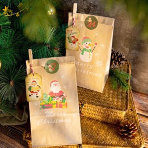 christmas kraft hang tags b5