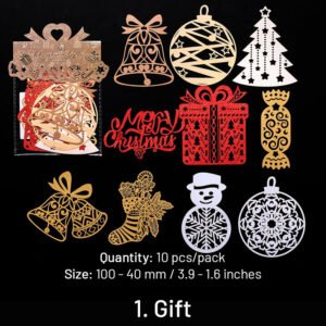 christmas lace cutout scrapbook paper wreath forest snowflake gift sku 1