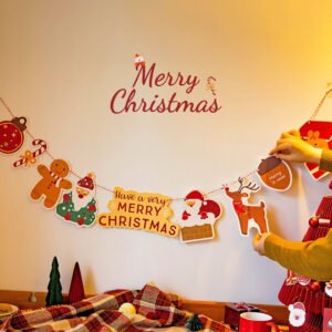 christmas large hanging tags greeting cards b2