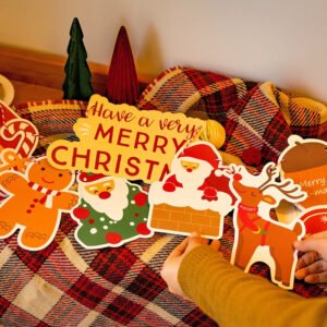 christmas large hanging tags greeting cards b3