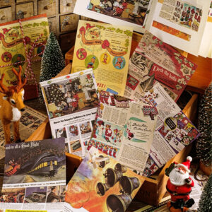 christmas memory vintage kraft scrapbook paper gift wrapping decoration b11