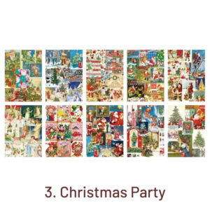 christmas memory vintage kraft scrapbook paper gift wrapping decoration sku 3