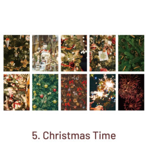 christmas memory vintage kraft scrapbook paper gift wrapping decoration sku 5