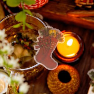 christmas people cartoon pet stickers girl angel snowman santa claus tree c