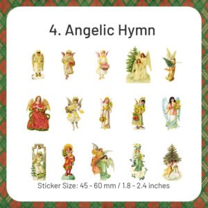 christmas pet stickers angel lady fairy santa claus girl pet sku 4