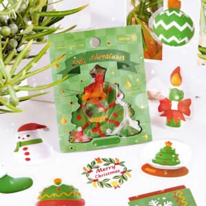 christmas pet stickers snowman gifts bells tree food b2