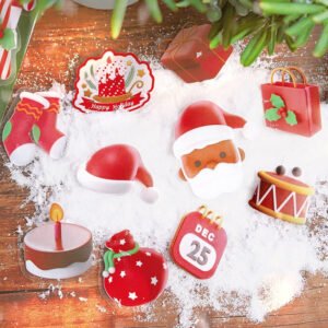 christmas pet stickers snowman gifts bells tree food b3