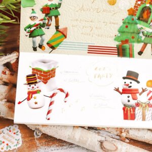christmas pet stickers snowman gifts bells tree food b4