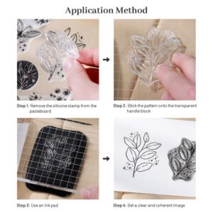 christmas plant transparent silicone stamps 5christmas plant transparent silicone stamps5