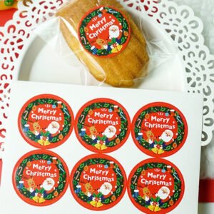 Christmas Red Decorative Seal Stickers