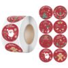 Christmas Red Gift Tag Stickers
