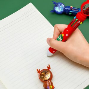 christmas reindeer 10 color ballpoint pens b3