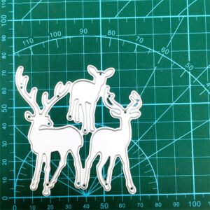 christmas reindeer carbon steel crafting dies c