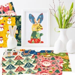 christmas retro material paper9