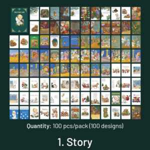 Christmas Scrapbook Paper Book - Poster, Music, Stamp, Santa Claus, Story Christmas Scrapbook Paper Book - Poster, Music, Stamp, Santa Claus, Story Color Options -