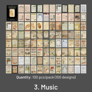 Christmas Scrapbook Paper Book - Poster, Music, Stamp, Santa Claus, Story Christmas Scrapbook Paper Book - Poster, Music, Stamp, Santa Claus, Story Close Up -