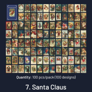 Christmas Scrapbook Paper Book - Poster, Music, Stamp, Santa Claus, Story Christmas Scrapbook Paper Book - Poster, Music, Stamp, Santa Claus, Story View 14 -