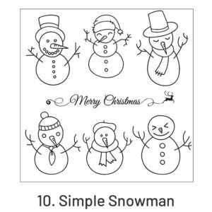 christmas silicone rubber stamps snowman dog and cat greetings alphabet sku 10