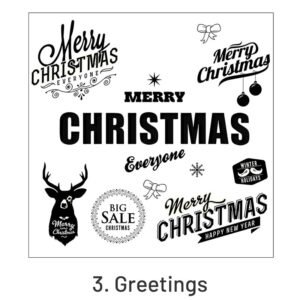 christmas silicone rubber stamps snowman dog and cat greetings alphabet sku 3