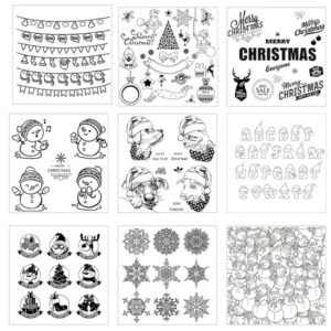 christmas snowman silicone rubber stamps 13985f99 97d6 4807 8729 1eef9fae69ef