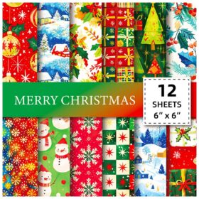 Christmas Snowman Wreath Decoration Material Paper