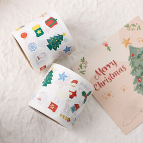 Christmas Special Shape Roll Stickers