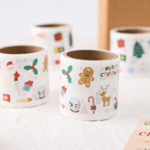 Christmas Special Shape Roll Stickers christmas special shape roll stickers b1