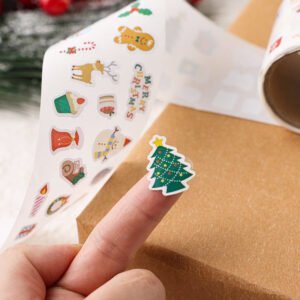 Christmas Special Shape Roll Stickers christmas special shape roll stickers b5
