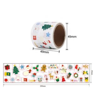 Christmas Special Shape Roll Stickers christmas special shape roll stickers sku