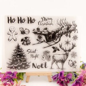Christmas-themed Transparent Stamps