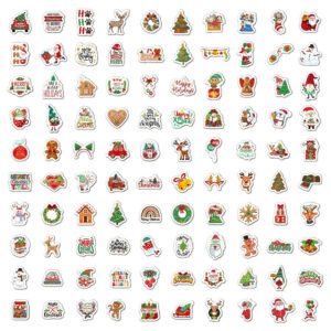 christmas themed vinyl decorative stickers c