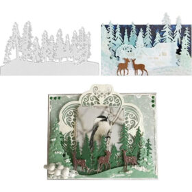 Christmas Tree Forest Carbon Steel Crafting Dies