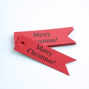 christmas vintage kraft decorative hanging tags b2