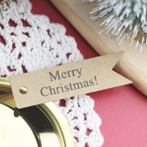 christmas vintage kraft decorative hanging tags b3