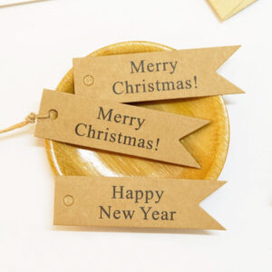 christmas vintage kraft decorative hanging tags b4