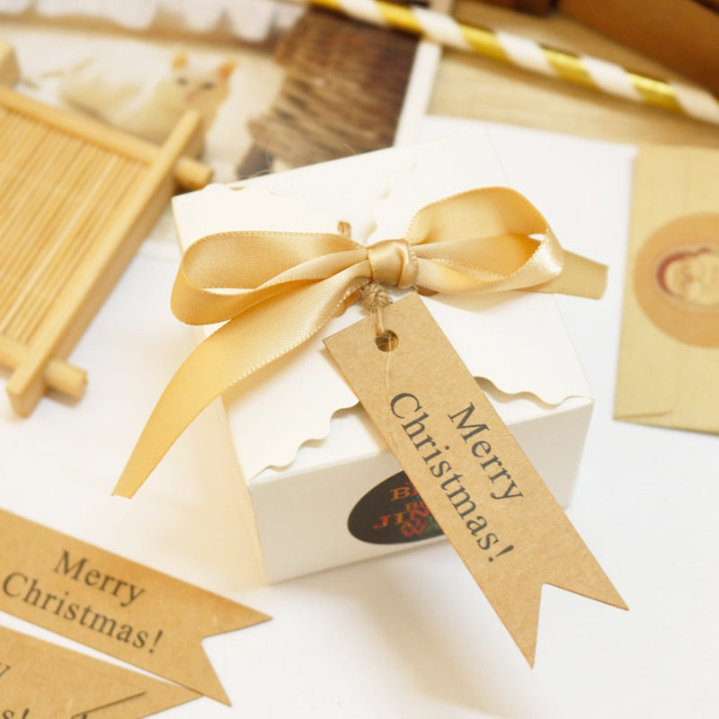 christmas vintage kraft decorative hanging tags b5