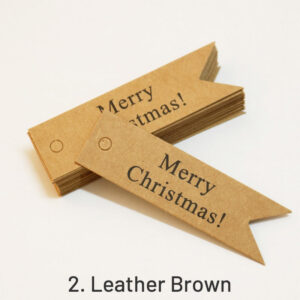 christmas vintage kraft decorative hanging tags sku 2